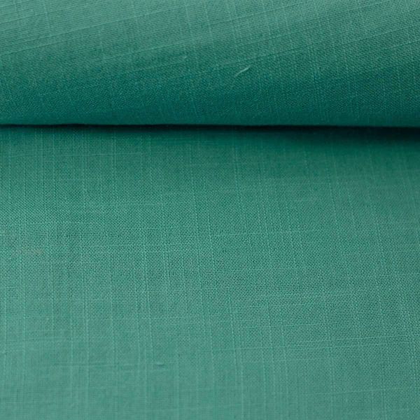 Double Slub Musselin mint grün – Double Gauze Sorea aus Baumwolle