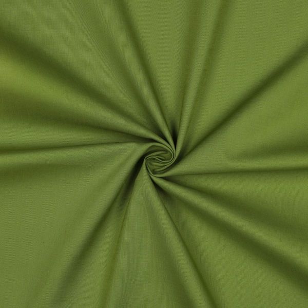 Baumwollstoff uni grün - Baumwolle Popeline – Cotton Poplin green