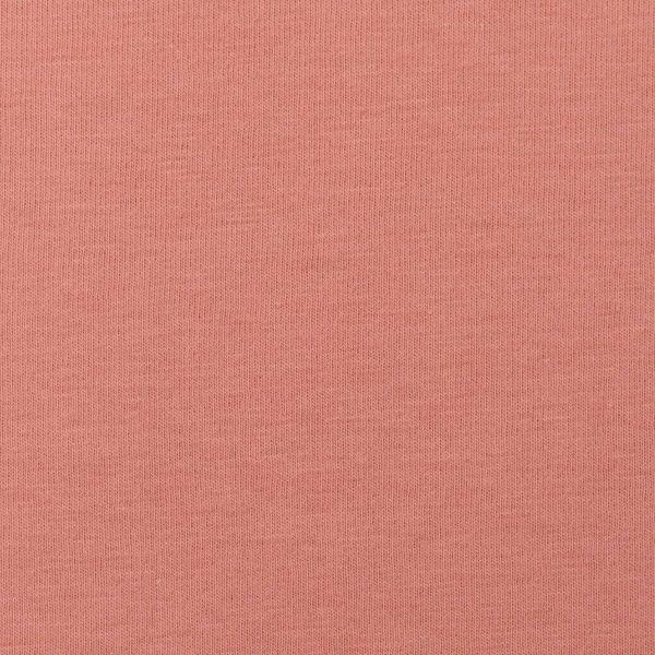 Soft Sweat uni altrosa coral – angerauhter French Terry EIKE von Swafing