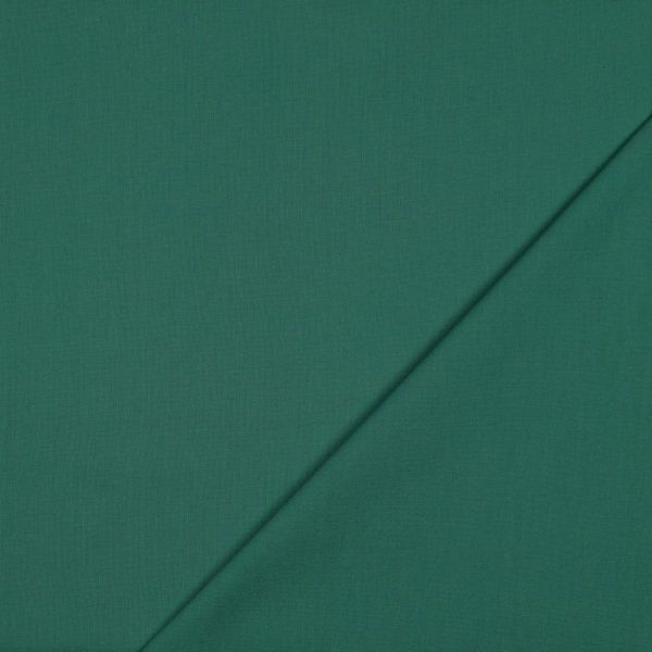 Baumwollstoff uni petrol - Baumwolle Popeline – Cotton Poplin cyan