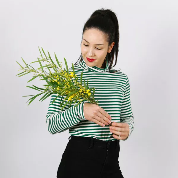 Schnittmuster FRAU ROMY • Shirt mit Rollkragen von Studio Schnittreif • Gr. XS-XXL