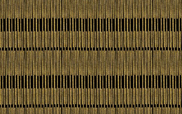 Sweat mit Klavier Tasten schwarz gold - French Terry Piano von Swafing