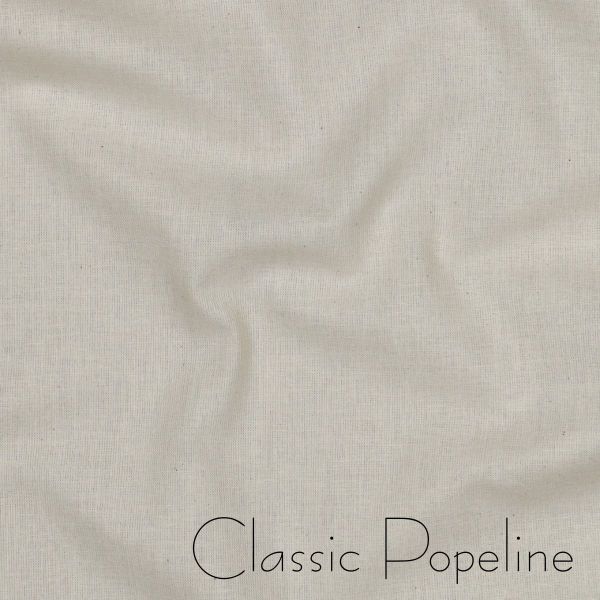 Baumwollstoff uni natur - Baumwolle Popeline – Cotton Poplin natural