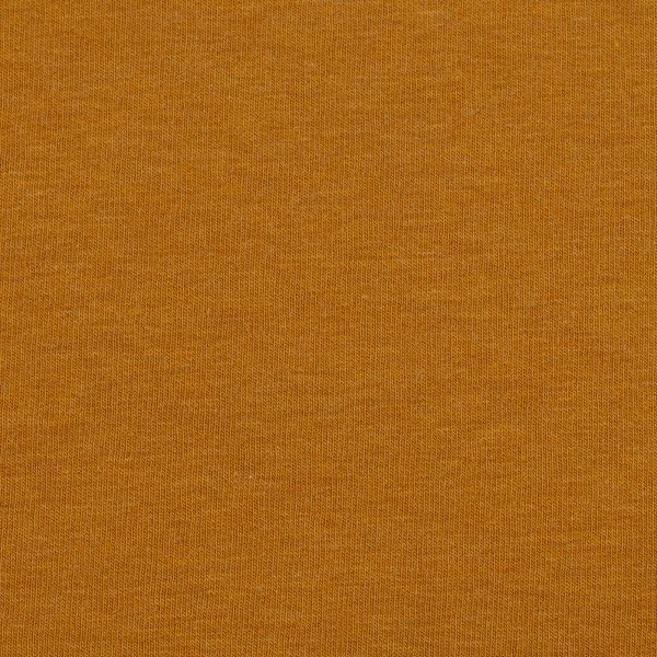 Soft Sweat uni ocker senf meliert - angerauhter French Terry EIKE Melange von Swafing