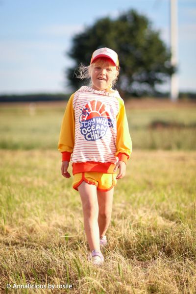 Sweat uni goldgelb - French Terry MAIKE von Swafing Kollektion FS25