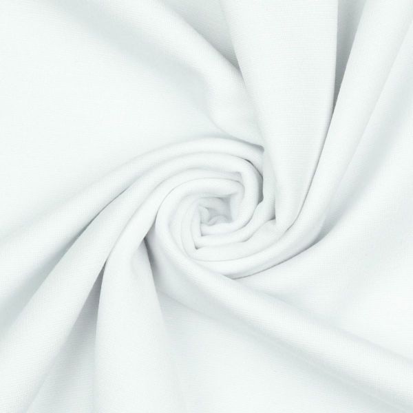 Romanit Jersey weiß - Punto di Roma Royal uni white Powerstretch