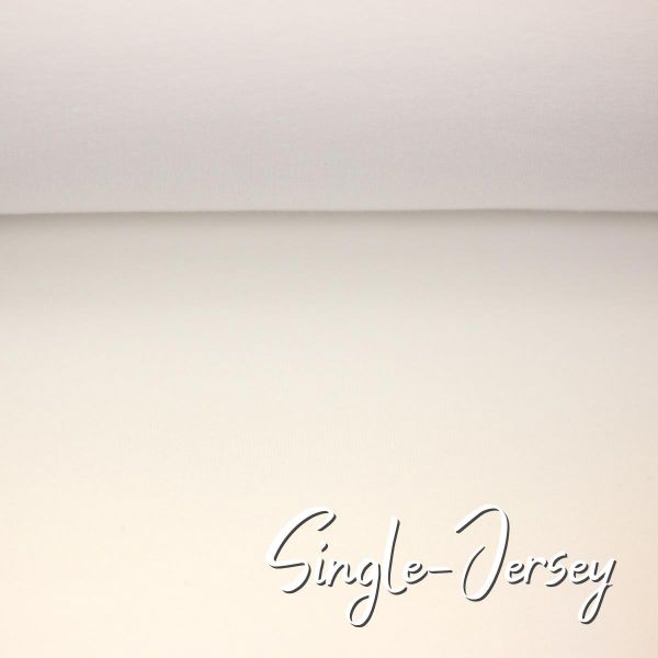 Single Jersey creme weiß - Baumwolljersey VANESSA von Swafing
