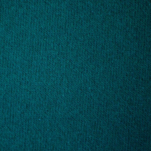 Weicher dicker Strickstoff in petrol meliert – Strick Bono von Swafing