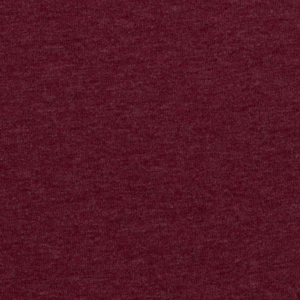 Soft Sweat uni bordeaux rot meliert - HEIKE Melange von Swafing