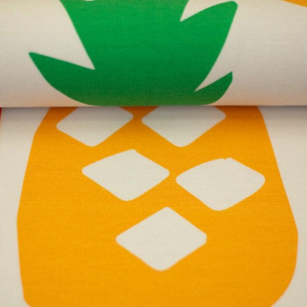 Jersey mit Früchten Apfel Melone Birne Ananas - Juicy by Käselotti