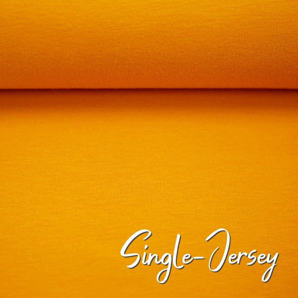 Single Jersey goldgelb - Baumwolljersey VANESSA von Swafing