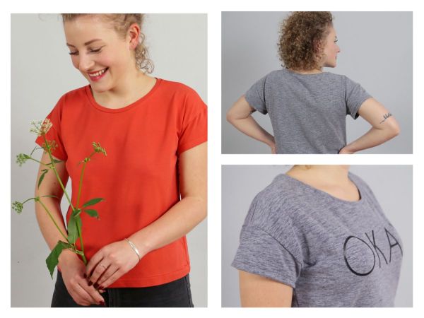 Schnittmuster FRAU TINA • Basicshirt mit kurzen Ärmeln von Studio Schnittreif • Gr. XXS-XXL