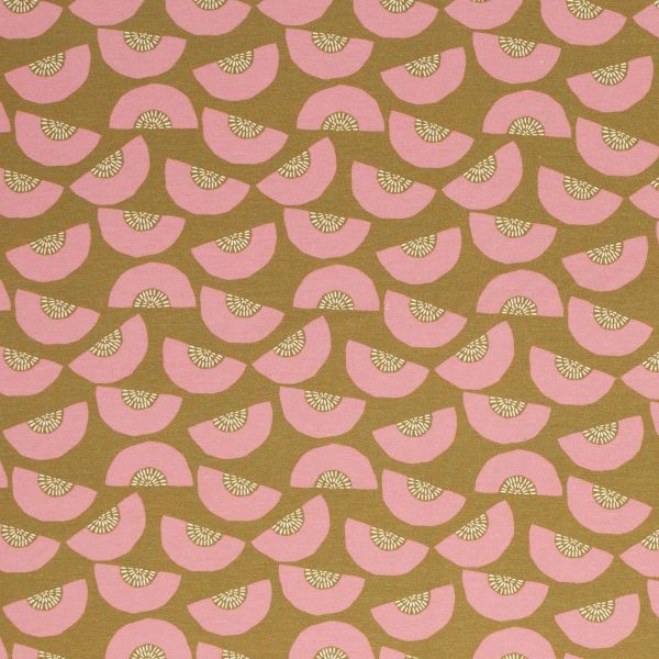 Jersey mit abstrakten Blüten wie Melonen – Serie Smilla von Swafing FS22