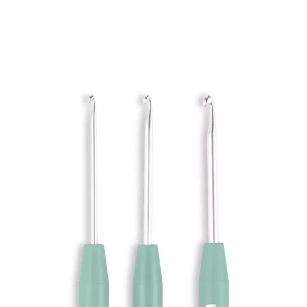 Prym Häkelnadel-Set Amigurumi mit Softgriff 2,0–3,0 mm – 3 Stück