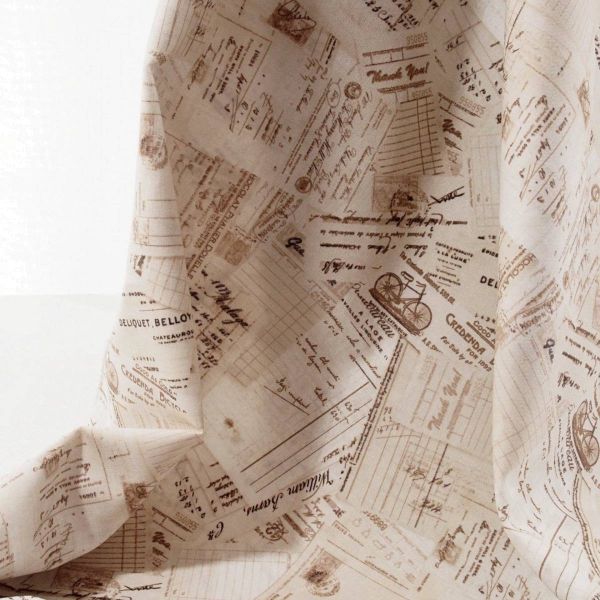 Baumwolle Vintage Notizzettel alte Listen - Low Key Memo Notes