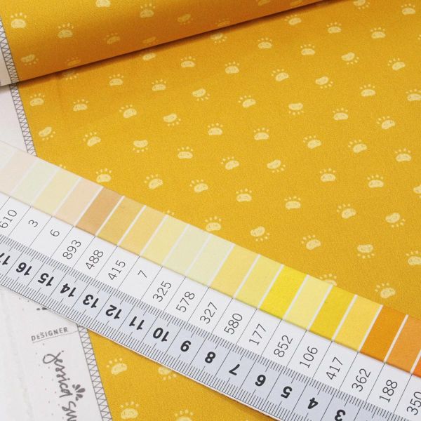 Baumwolle Pfoten Pfötchen gelb - Oh Woof AGF Pawsome Walk