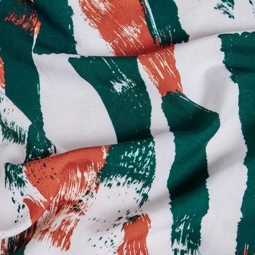 LENZING™ ECOVERO™ Viskose Leinen Crepe dunkelgrün rost – Blusen & Kleiderstoff