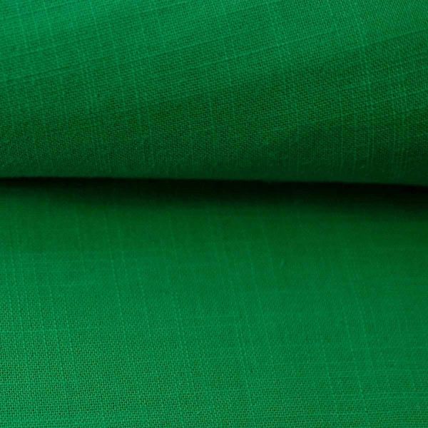 Double Slub Musselin grün – Double Gauze Sorea aus Baumwolle
