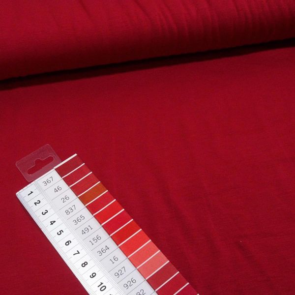 Viskose Jersey knitterfrei aus Bambus bordeaux rot - cold bamboo jersey knit