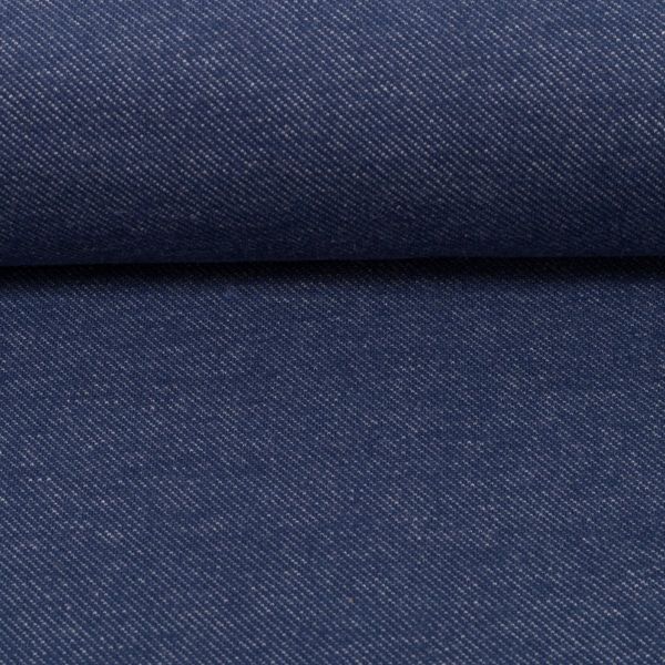 Denim Jersey dunkelblau – Baumwolljersey in Jeansoptik indigo