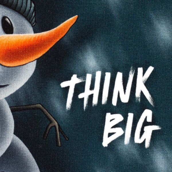 French Terry Think Big Schneemann - Winter Moods by Thorsten Berger - 85cm Panel