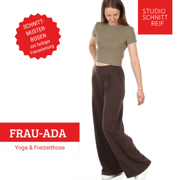 Schnittmuster FRAU ADA • Yoga und Freizeithose für Damen • Gr. XS-XXL