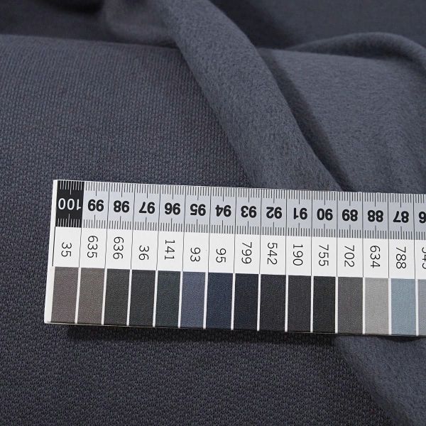 Butterweicher Strick Sweat Baumwolle mit Kaschmir grau - Mind the Maker Organic Woolen Fleece Sweat