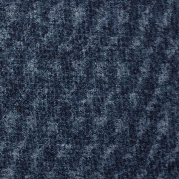 Sweat Washed Knit Optik dunkelblau - French Terry Owly You Kombistoff von Thorsten Berger