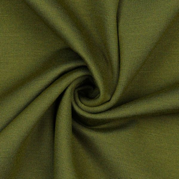 Romanit Jersey oliv khaki - Punto di Roma Royal uni olive Powerstretch