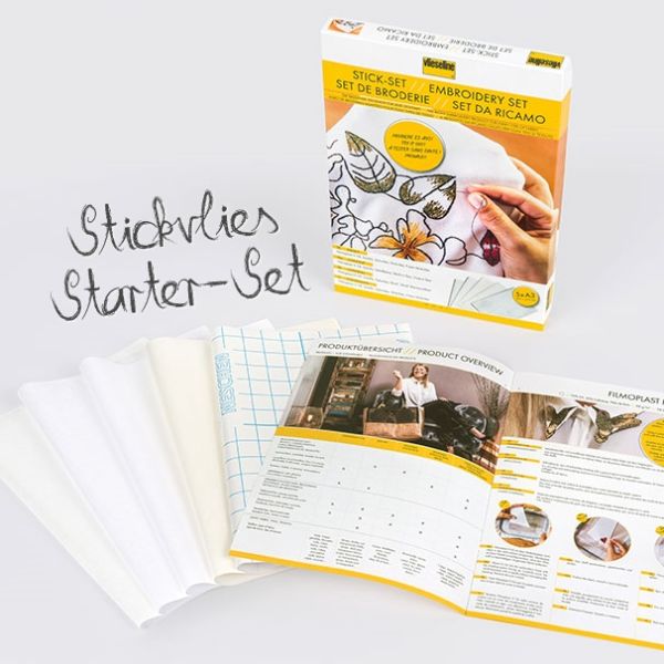 Vlieseline Stick-Set – 5 Bögen Stickvlies A3