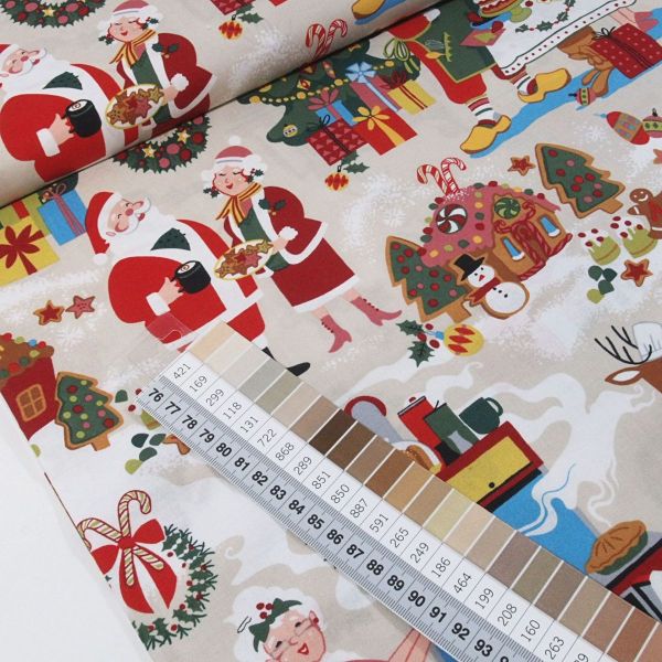 Baumwolle Engel Maria Mädchen Heiligenschein mauve gold - Coro Dorado by AHF