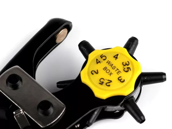 Lochzange von 2-4,5mm - Revolverzange zum Lochen von Papier Stoff und Leder