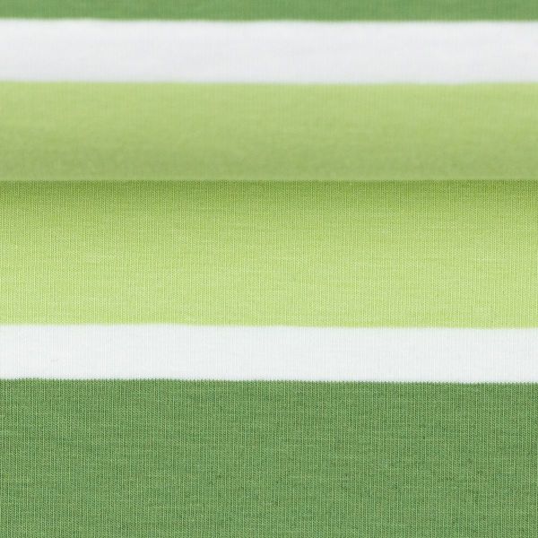 Jersey Blockstreifen grün – Serie Ringeljersey Lona von Swafing