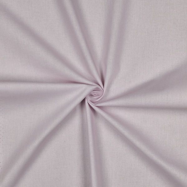 Baumwollstoff uni hell flieder - Baumwolle Popeline – Cotton Poplin light purple
