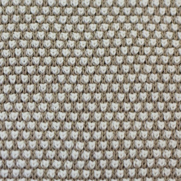 Weicher dicker Strickstoff beige – Baumwollstrick Ida von Swafing