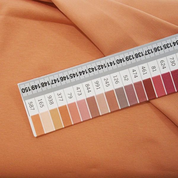 Jersey uni dusty apricot – Basic Baumwolljersey Singlejersey VANESSA von Swafing FS20/21