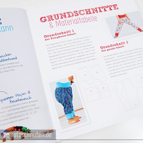 Mitwachs-Hosen – nähen für Babys & Kleinkinder – Pumphosen & Co in Gr. 50-104