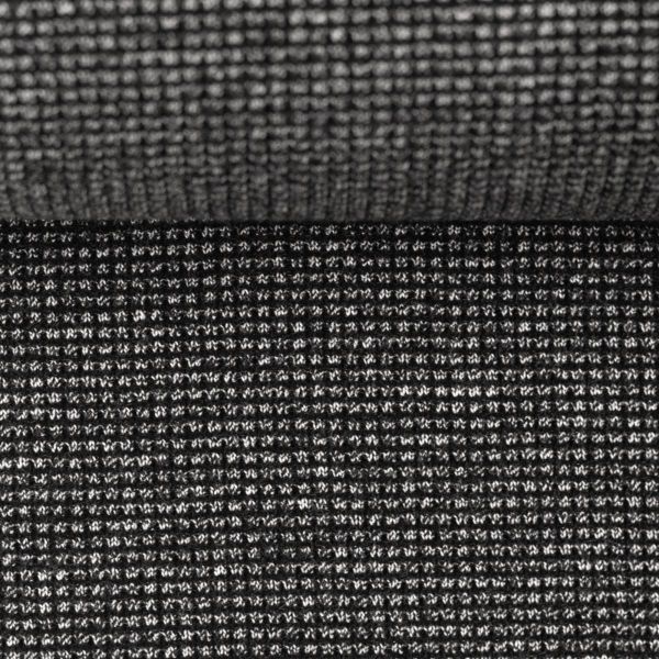 Doubleface Waffelstrick schwarz – DROGON Knit Mouline black Swafing HW22/23