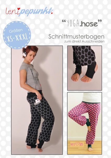 Schnittmuster YOGA.hose - bequeme Jogginghose mit Fußbündchen Gr. XS-XXXL