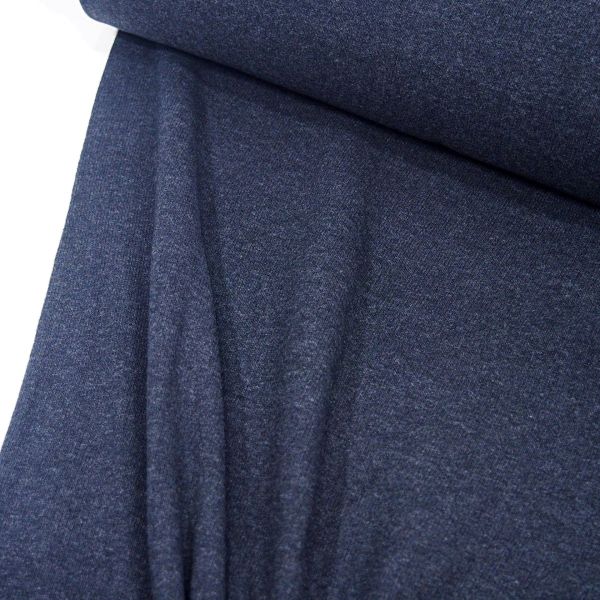 Weicher Strickstoff anthrazit – BENE uni schwarz von Swafing