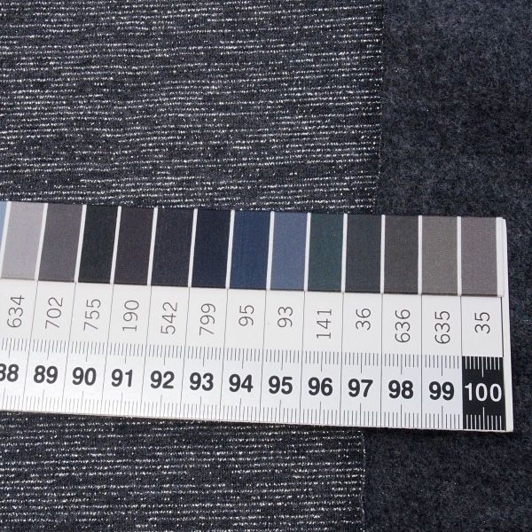 Glamour Sweat dunkelgrau silber – kuscheliger French Terry mit Glitzer von Swafing