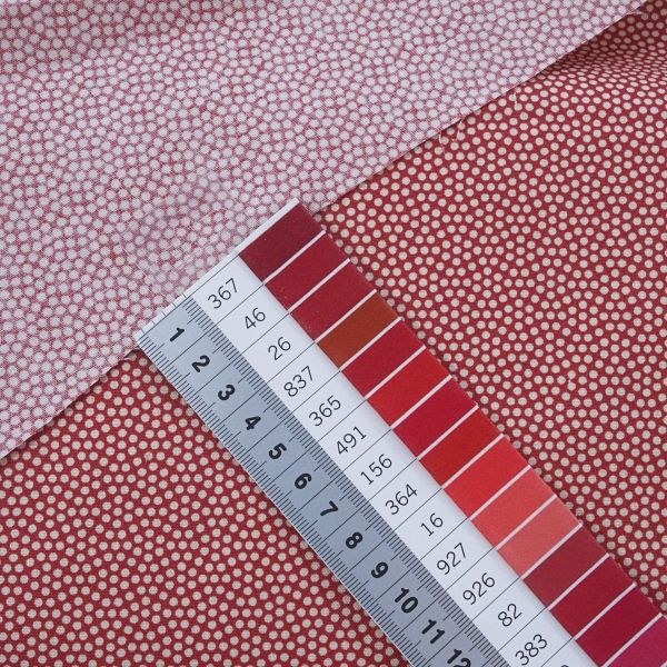 Baumwolle Punkte rost rot - Seamstress Trim 9774R