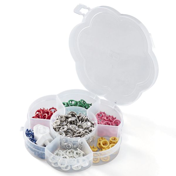 60 Druckknöpfe für Jersey in 6 Farben - Prym Love, 8mm – Jerseydruckknöpfe