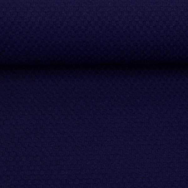 Strukturjersey Emilia von Swafing in dunkelblau - Ökotex 210g