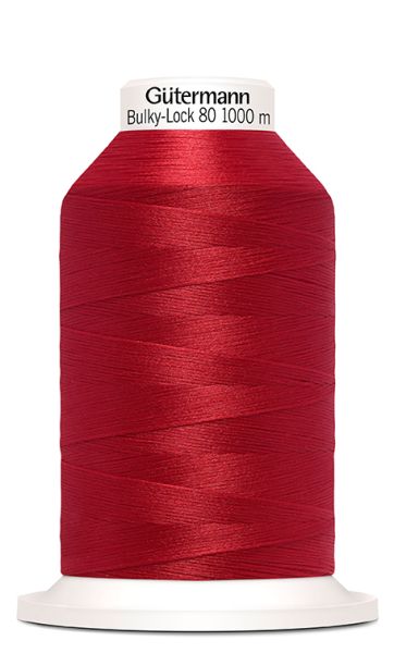 Bulky-Lock 80 rot Fb. 156 - 1000m Bauschgarn von Gütermann - Overlock Garn