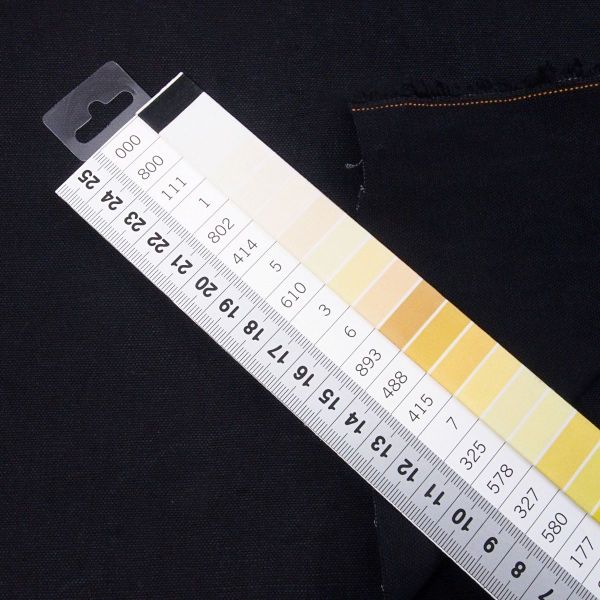 Heavy Washed Canvas schwarz - Mind the Maker 17 OZ black kräftige Baumwolle für Taschen