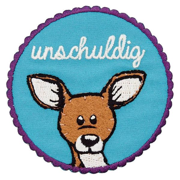 Bügelbild NICI Reh Bambi unschuldig - Applikation zum Aufbügeln