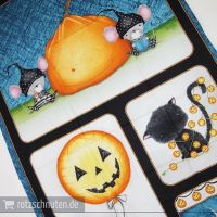 Baumwolle Weihnachtliche Passpartou Rahmen hellbraun rot Baumwolle Weihnachtliche Passpartou Rahmen hellbraun rot