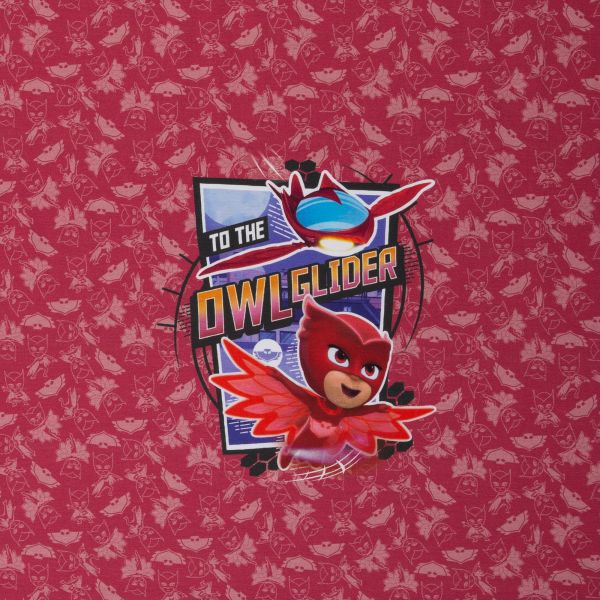 Jersey Owlette Disney PJ Masks - 50x65cm Panel für Shirt und Kissen
