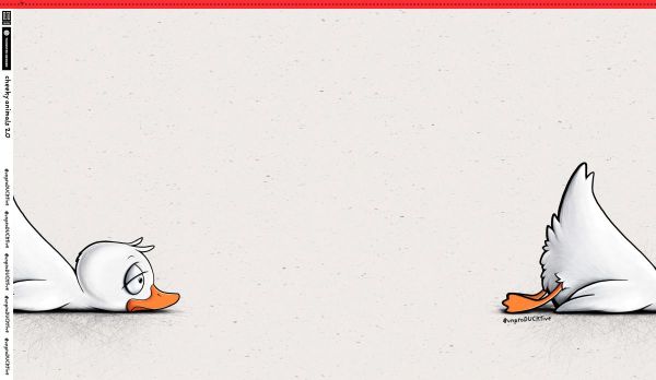 French Terry Panel Lazy Duck – Cheeky Animals 2.0 Thorsten Berger Swafing
